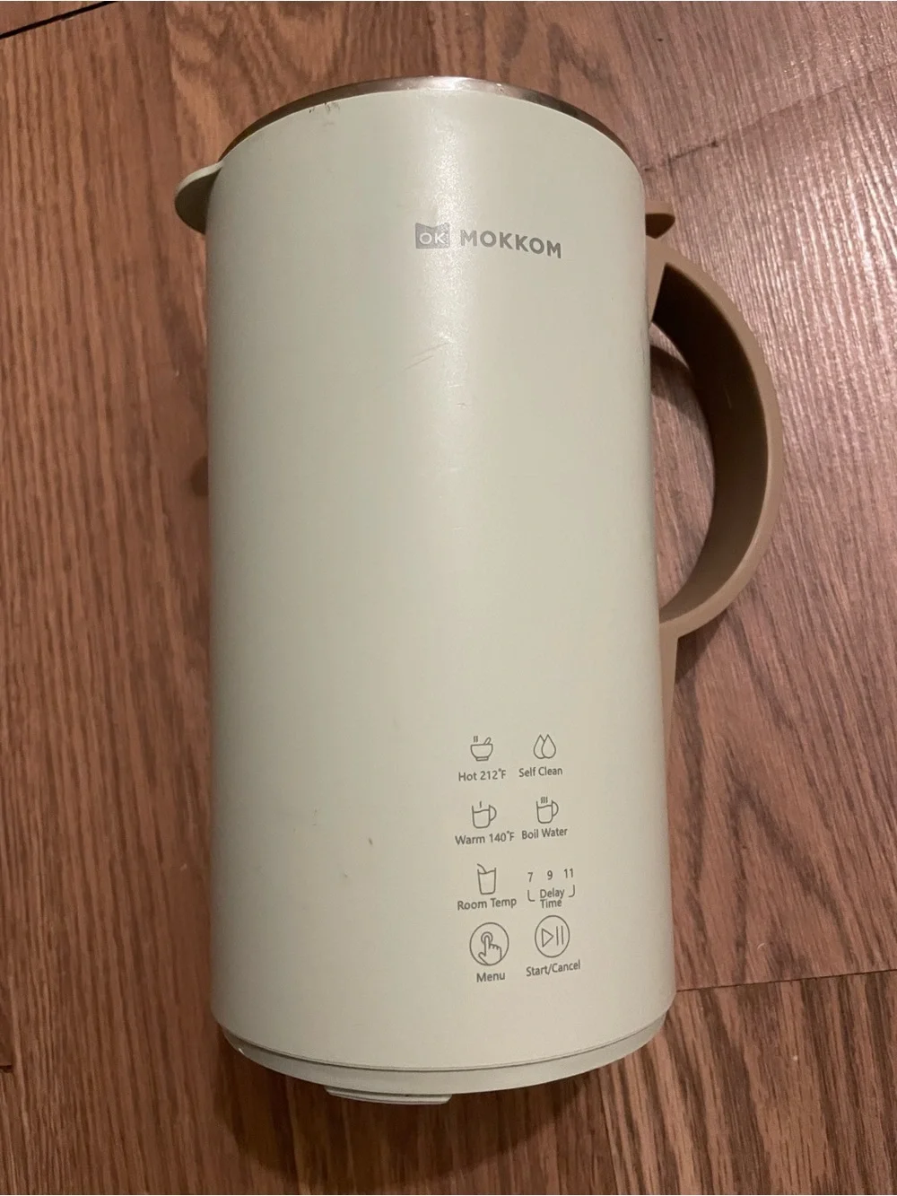 MOKKOM Electric Kettle Pitcher — Pale Mint 600b*****missing powerchord